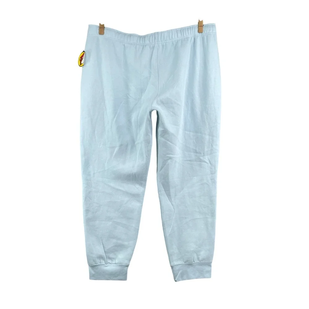 Buc-ee's Sweatpants Mens 2XL Blue‎ New Jogger Fleece Logo Loungewear